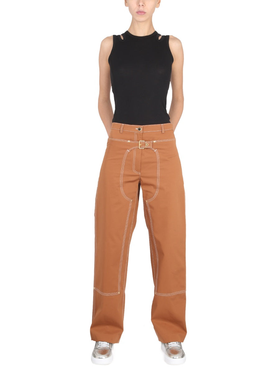 STELLA MCCARTNEY Chic Buckle Detail Pants for Women