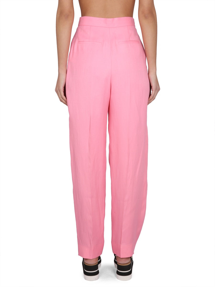 STELLA MCCARTNEY High Waist Carrot Fit Pants for Women