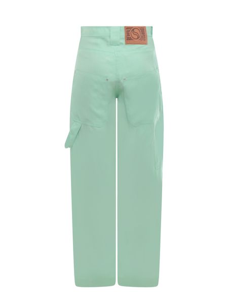 STELLA MCCARTNEY Wide-Leg Twill Pants for Women