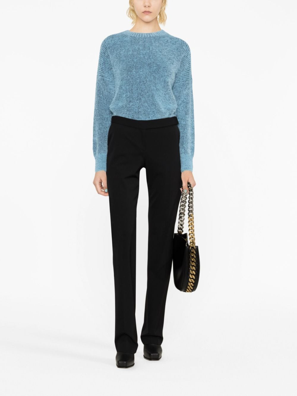 STELLA MCCARTNEY Low Waist Slim Wool Pants