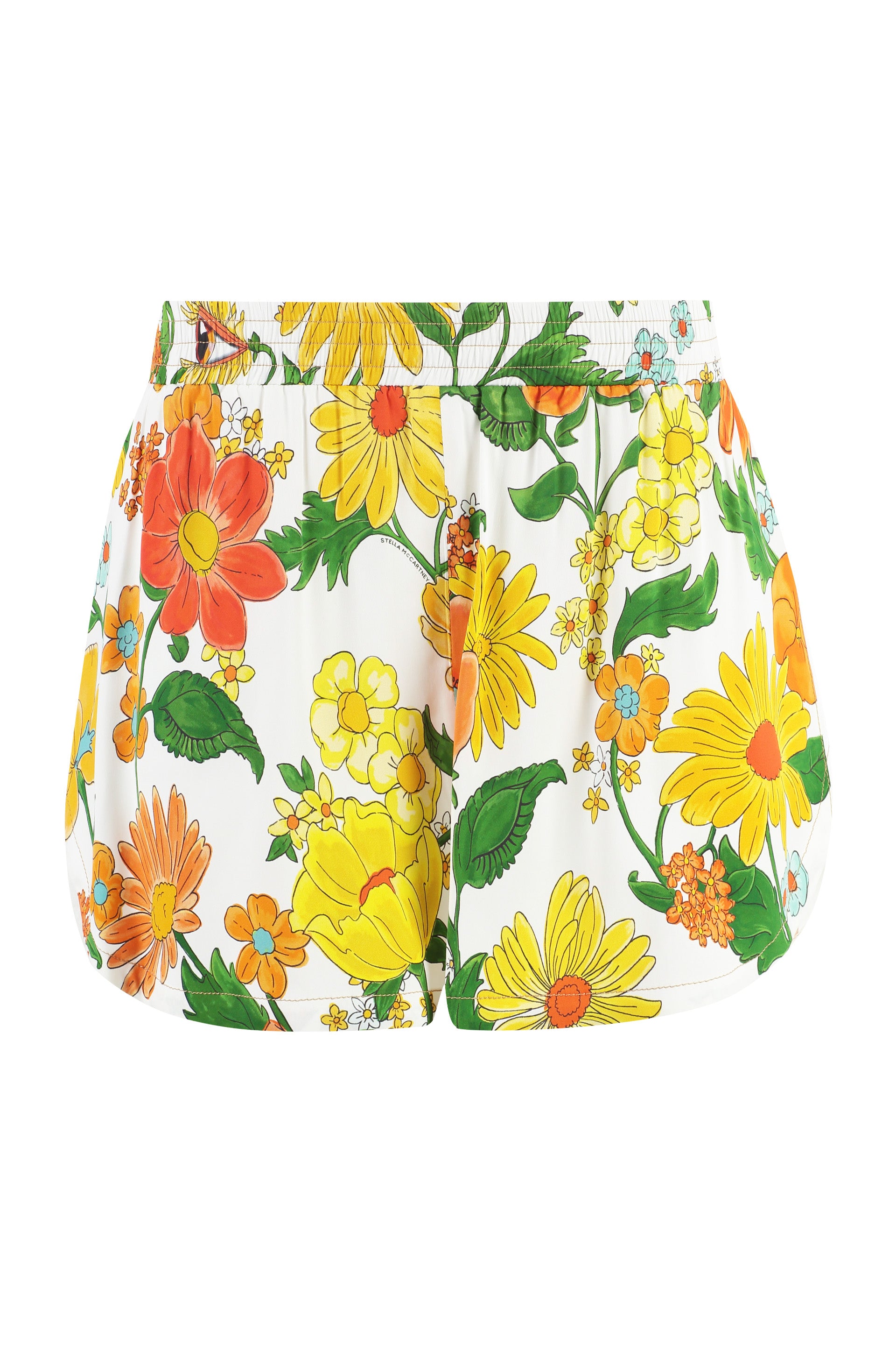 STELLA MCCARTNEY Printed Satin Effect Women's Shorts