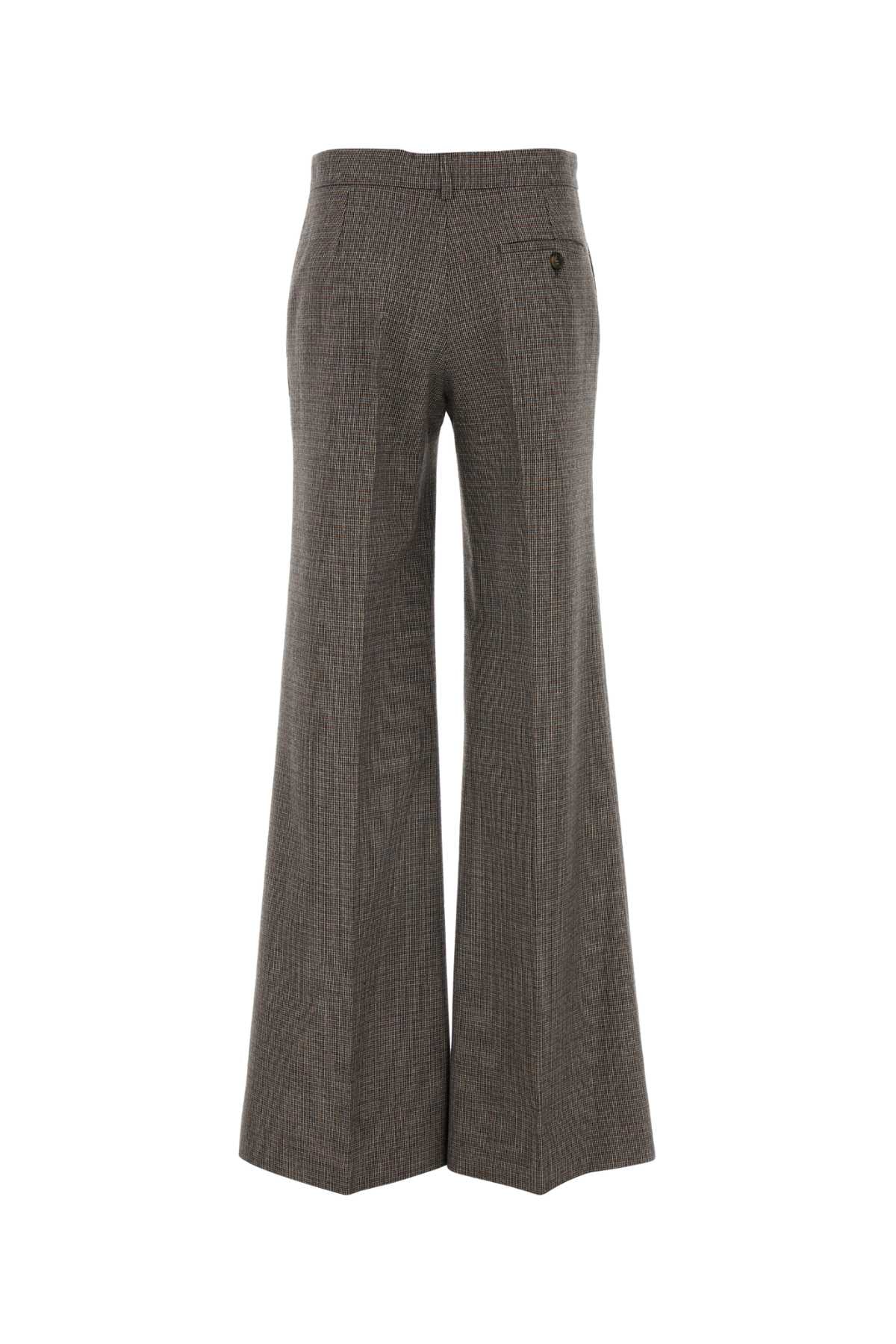 STELLA MCCARTNEY Embroidered Wool Palazzo Pants