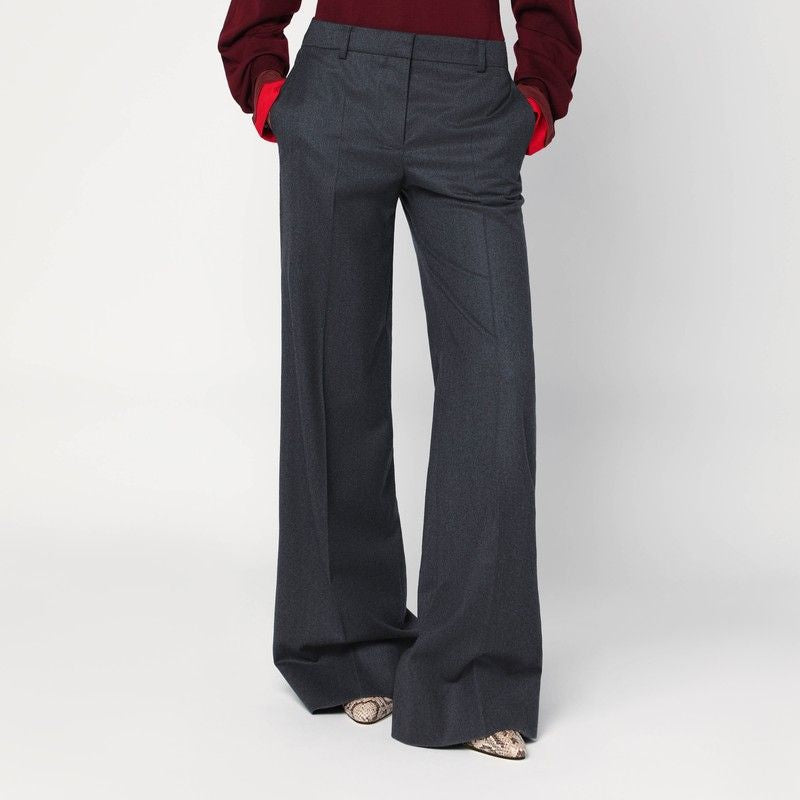 STELLA MCCARTNEY Flannel Flare Trousers for Women