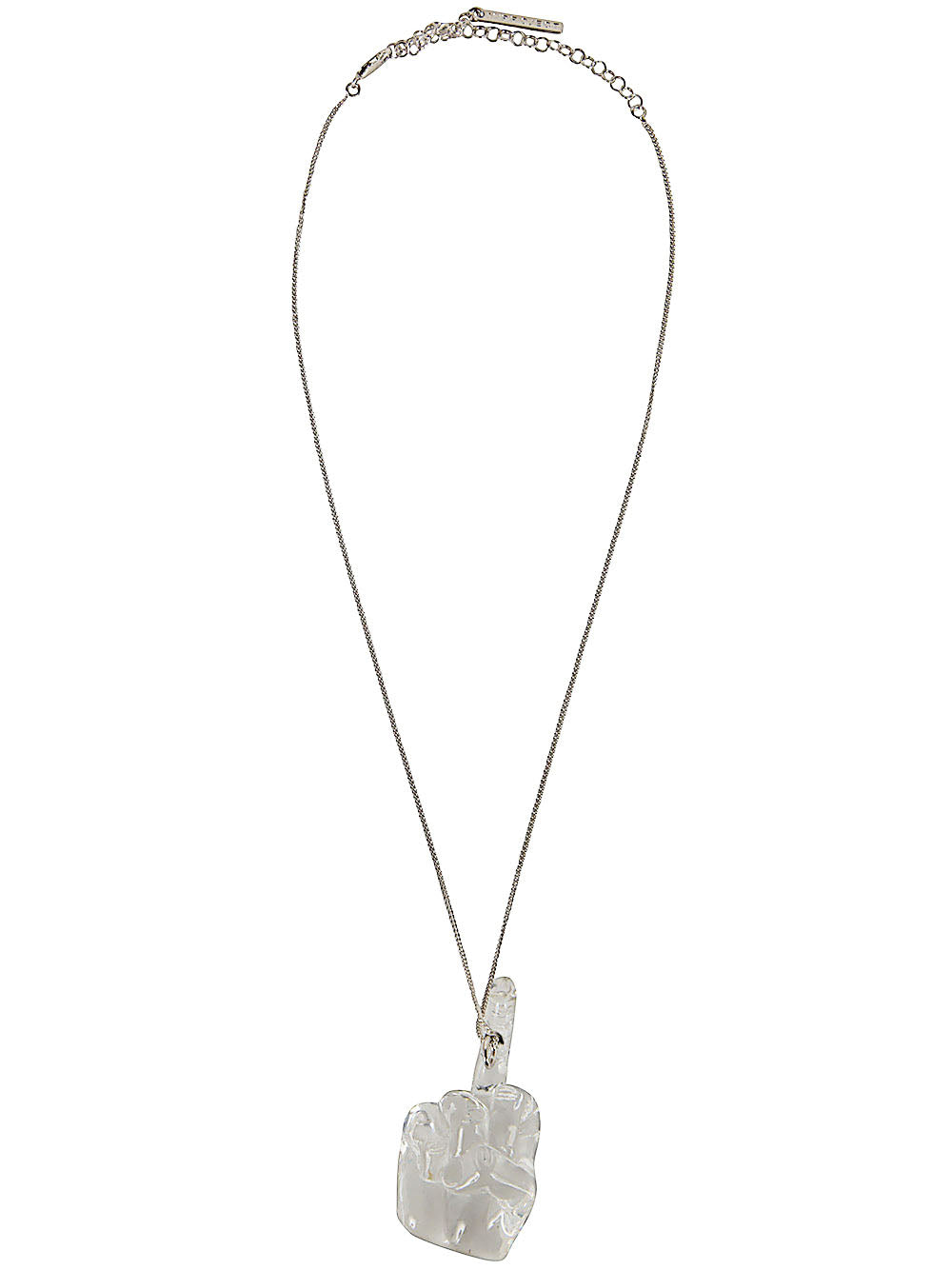 Y/PROJECT Mini Pendant Necklace with Bold Statement