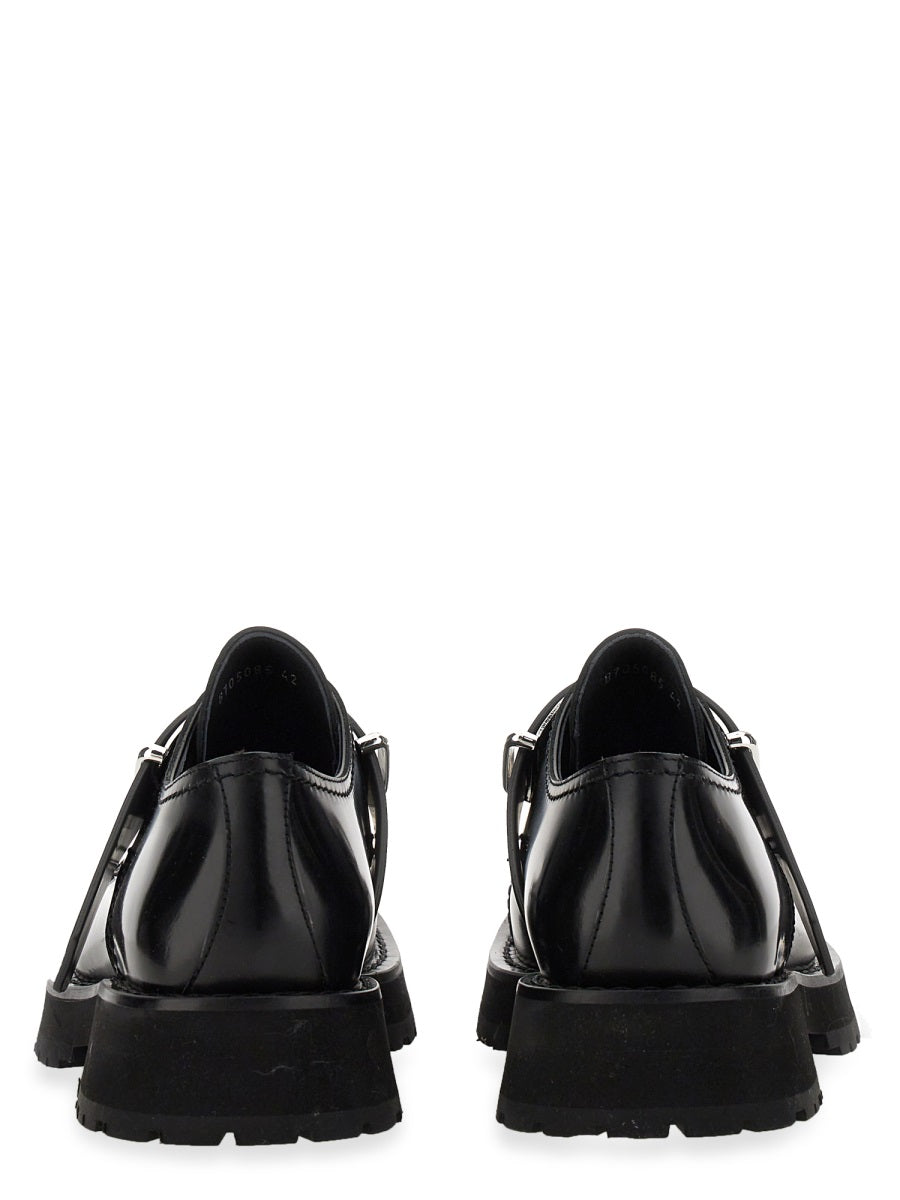 ALEXANDER McQUEEN Studded Derby Dress Loafers