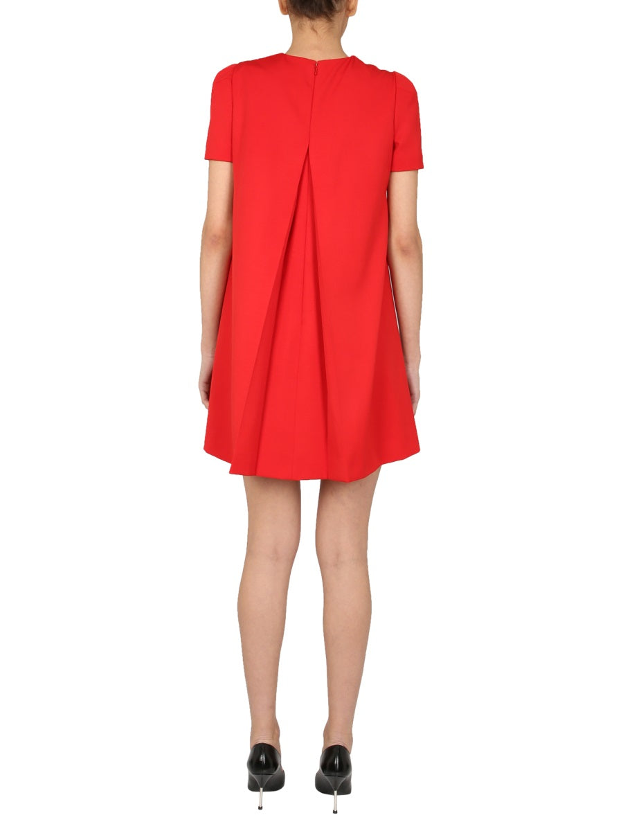 ALEXANDER MCQUEEN Elegant Mini Dress with Cape