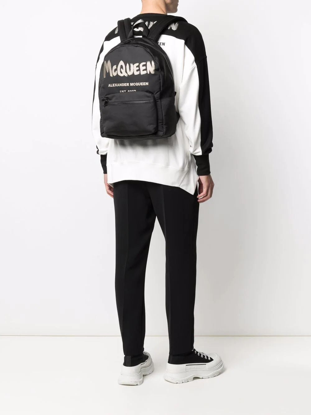 ALEXANDER MCQUEEN Metropolitan Mini Canvas Backpack for Men
