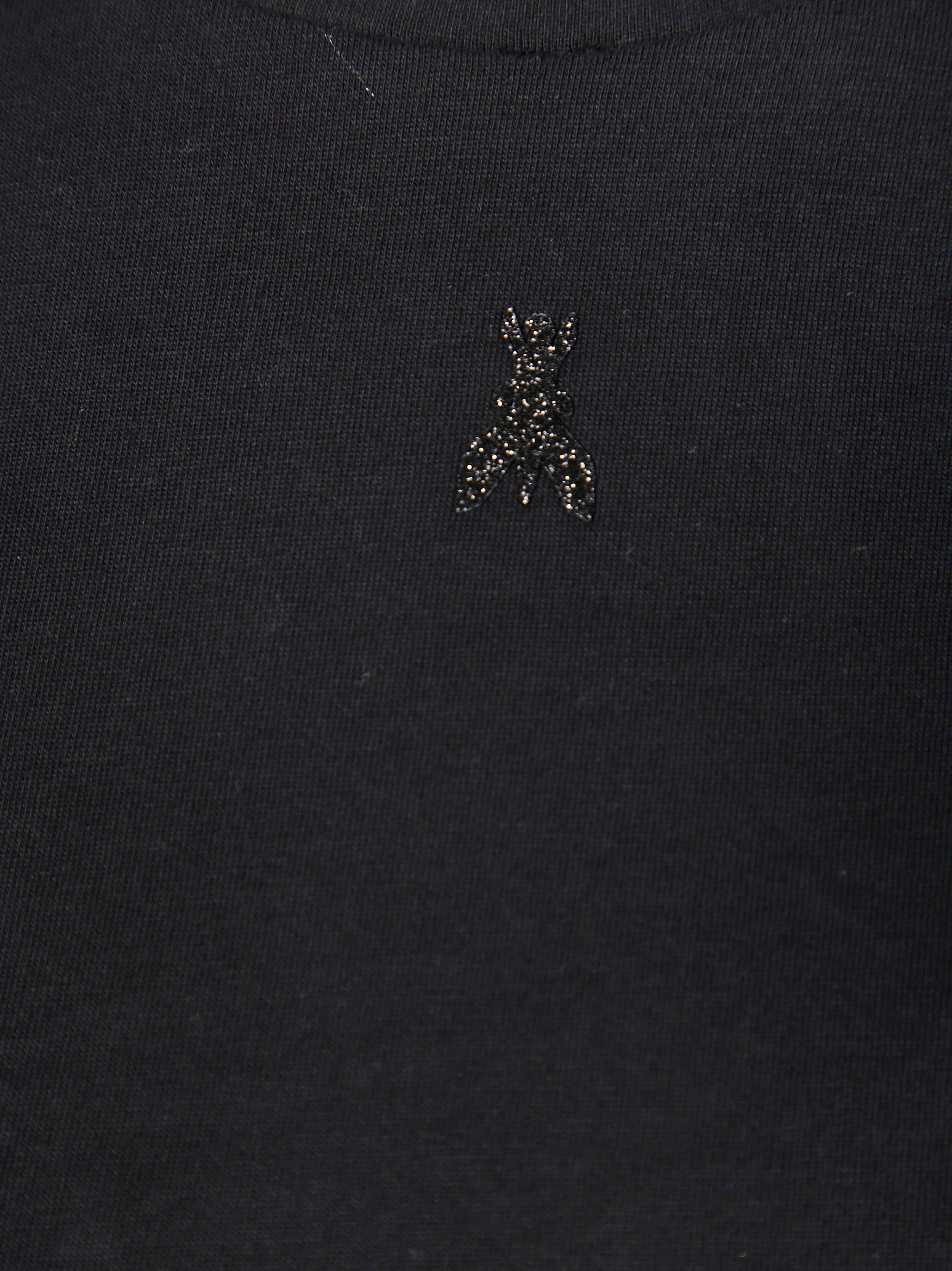 PATRIZIA PEPE Mini Glitter Fly Logo T-Shirt