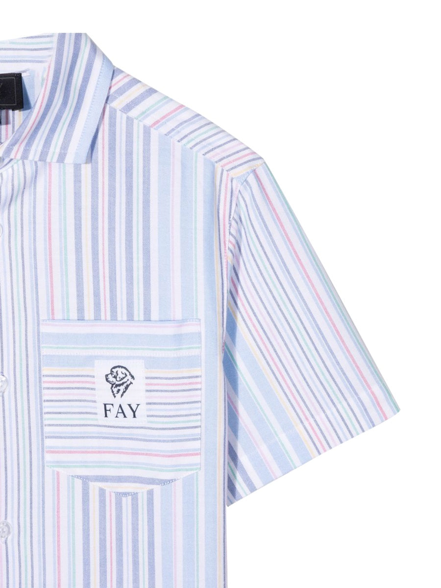 FAY Cotton Mini Shirt for Boys