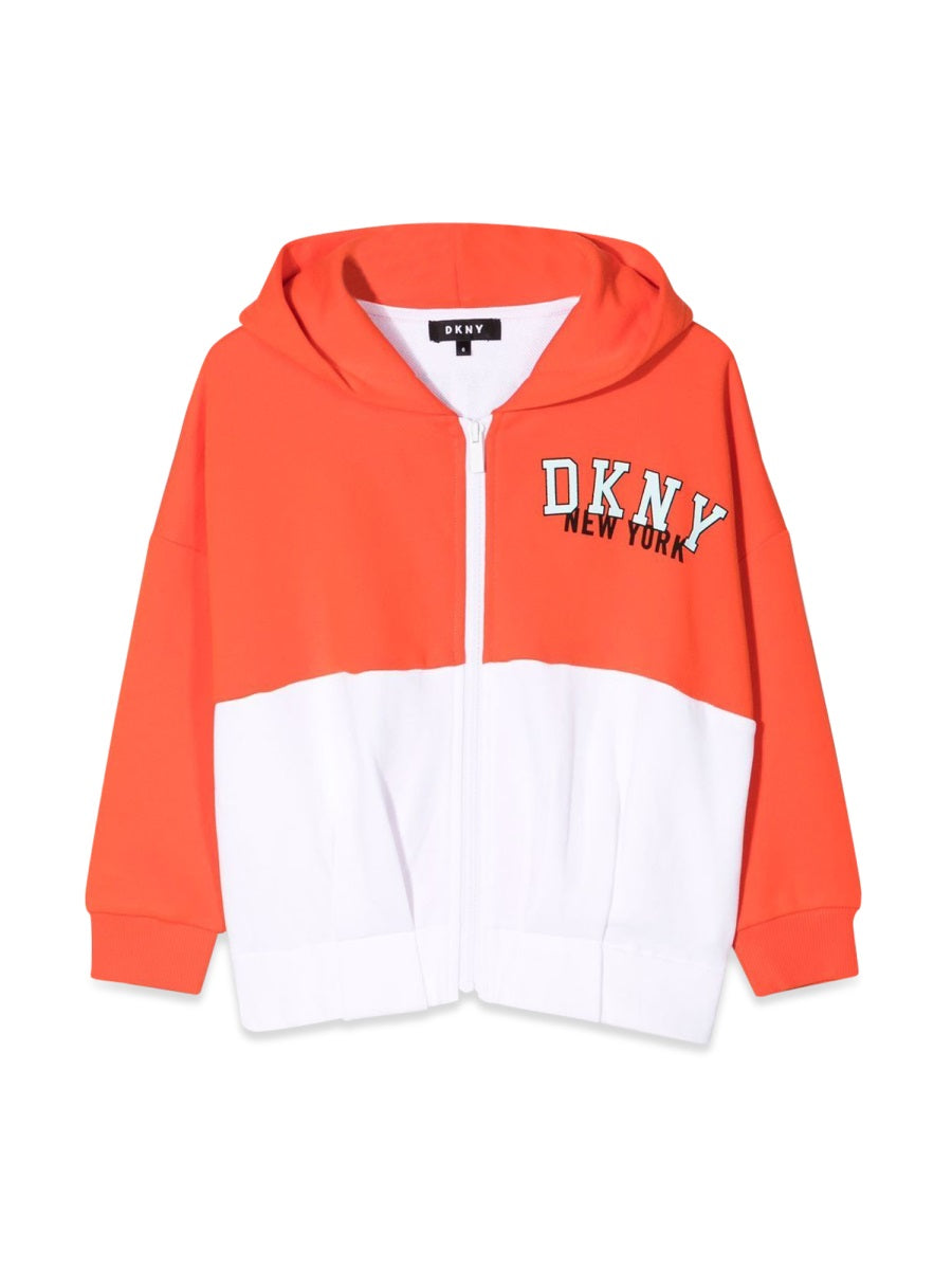 DKNY Girls' Mini Hooded Cardigan