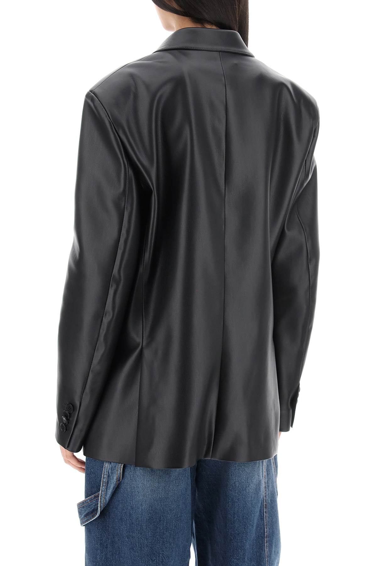 STELLA MCCARTNEY Chic Vegan Leather Blazer
