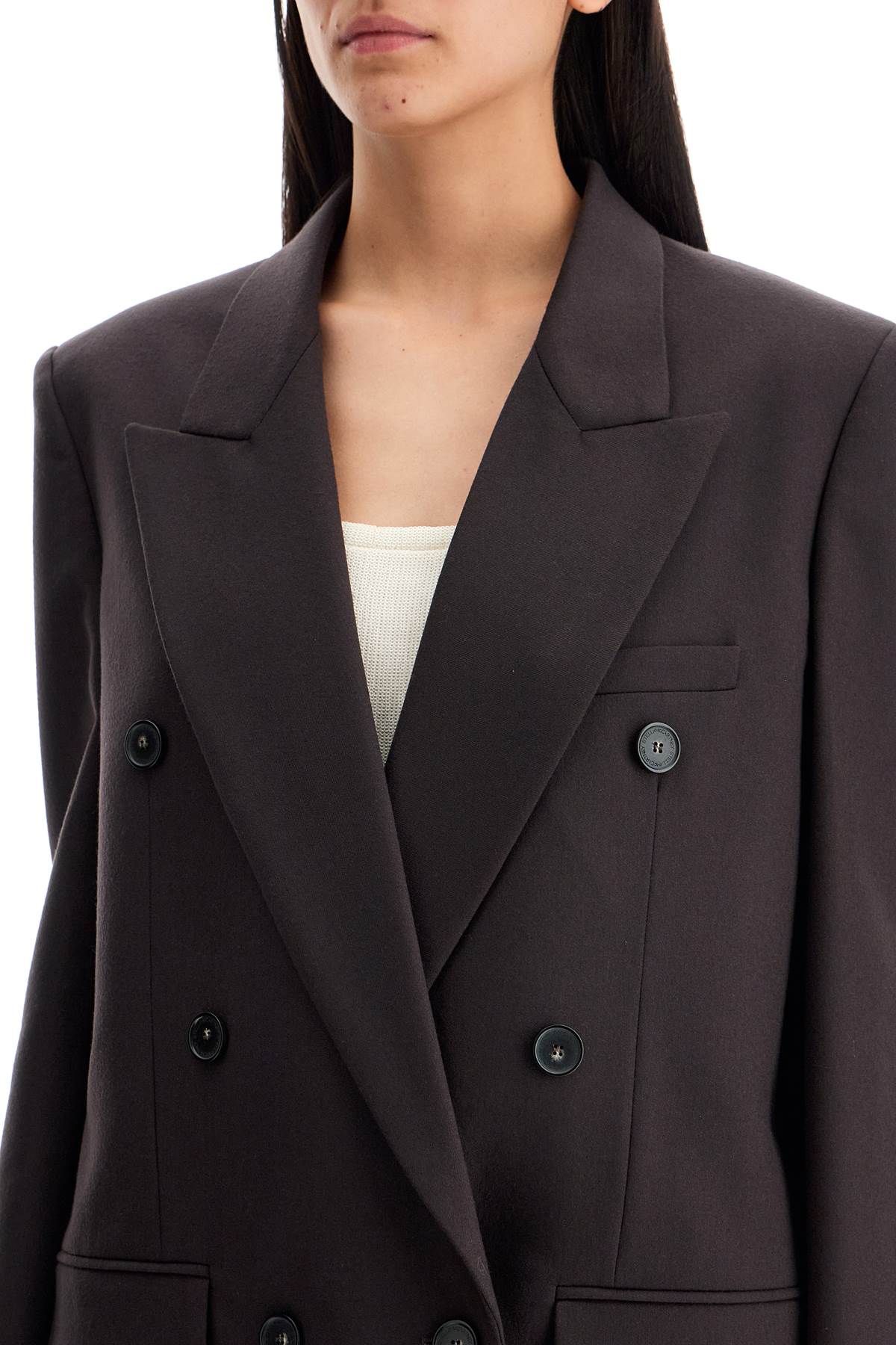 STELLA MCCARTNEY Double-Breasted Wool Blazer for Women