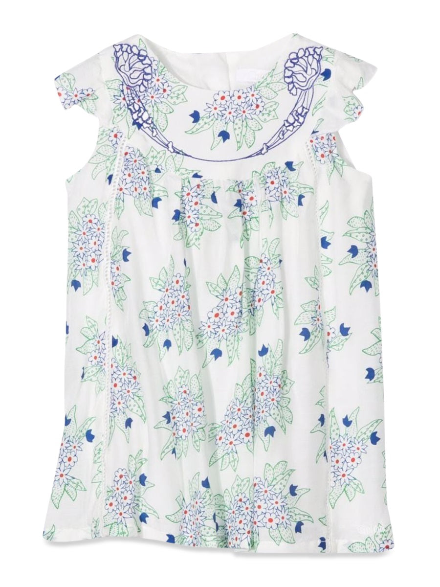 CHLOÉ Chic Mini Suit and Hat Set for Girls