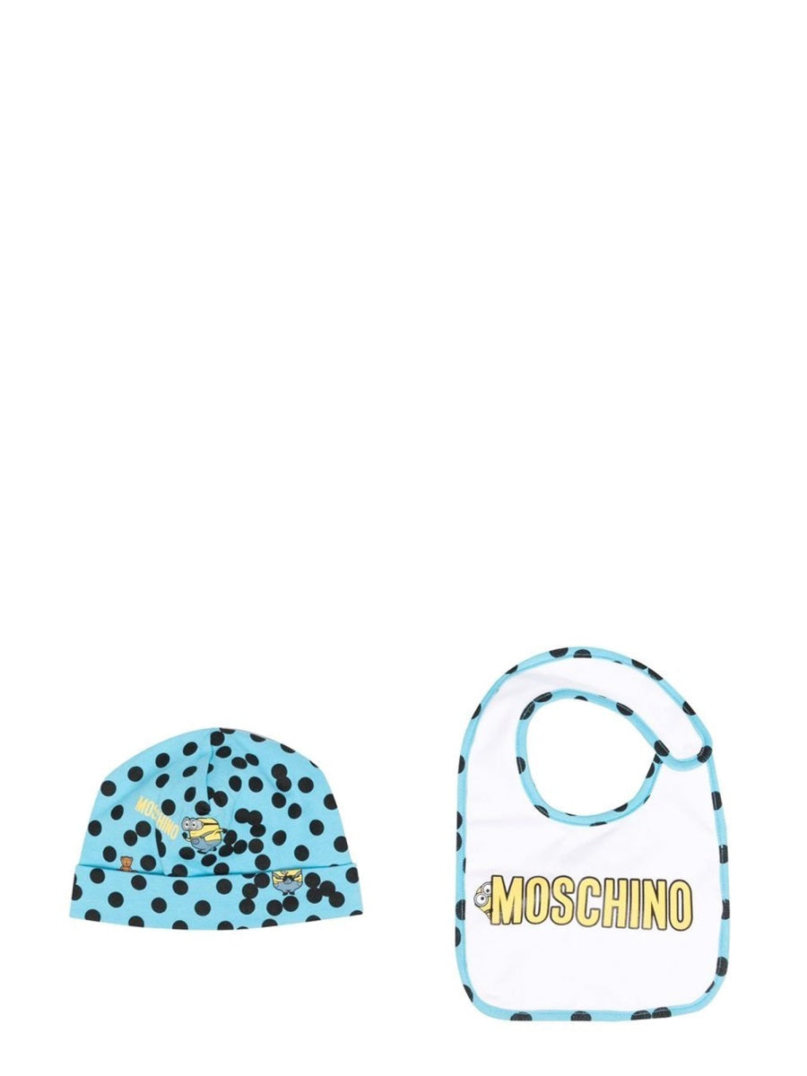 MOSCHINO Mini Cap Set for Baby Boys