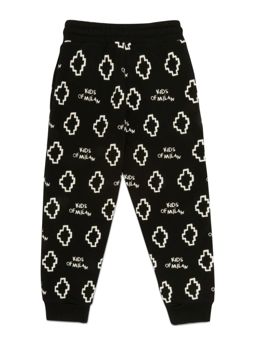 MARCELO BURLON COUNTY OF MILAN Mini Logo AOP Sweatpant for Boys