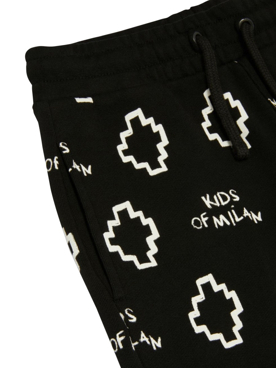 MARCELO BURLON COUNTY OF MILAN Mini Logo AOP Sweatpant for Boys