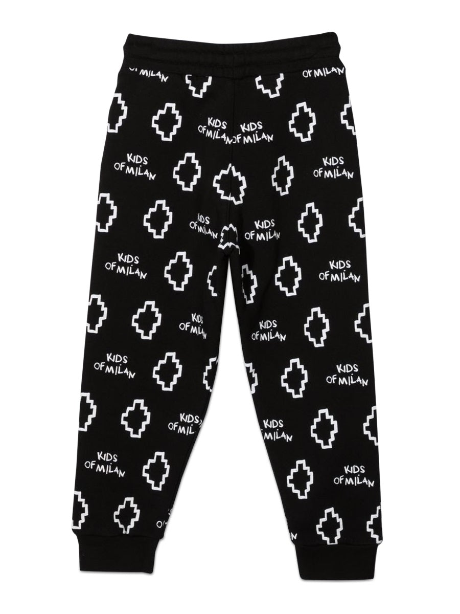 MARCELO BURLON COUNTY OF MILAN Mini Logo AOP Sweatpant for Boys