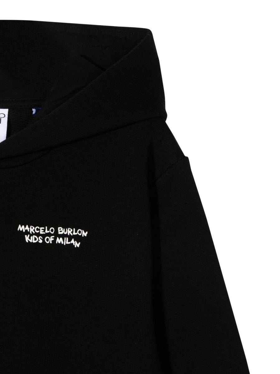 MARCELO BURLON COUNTY OF MILAN Mini Wings Hoodie for Boys