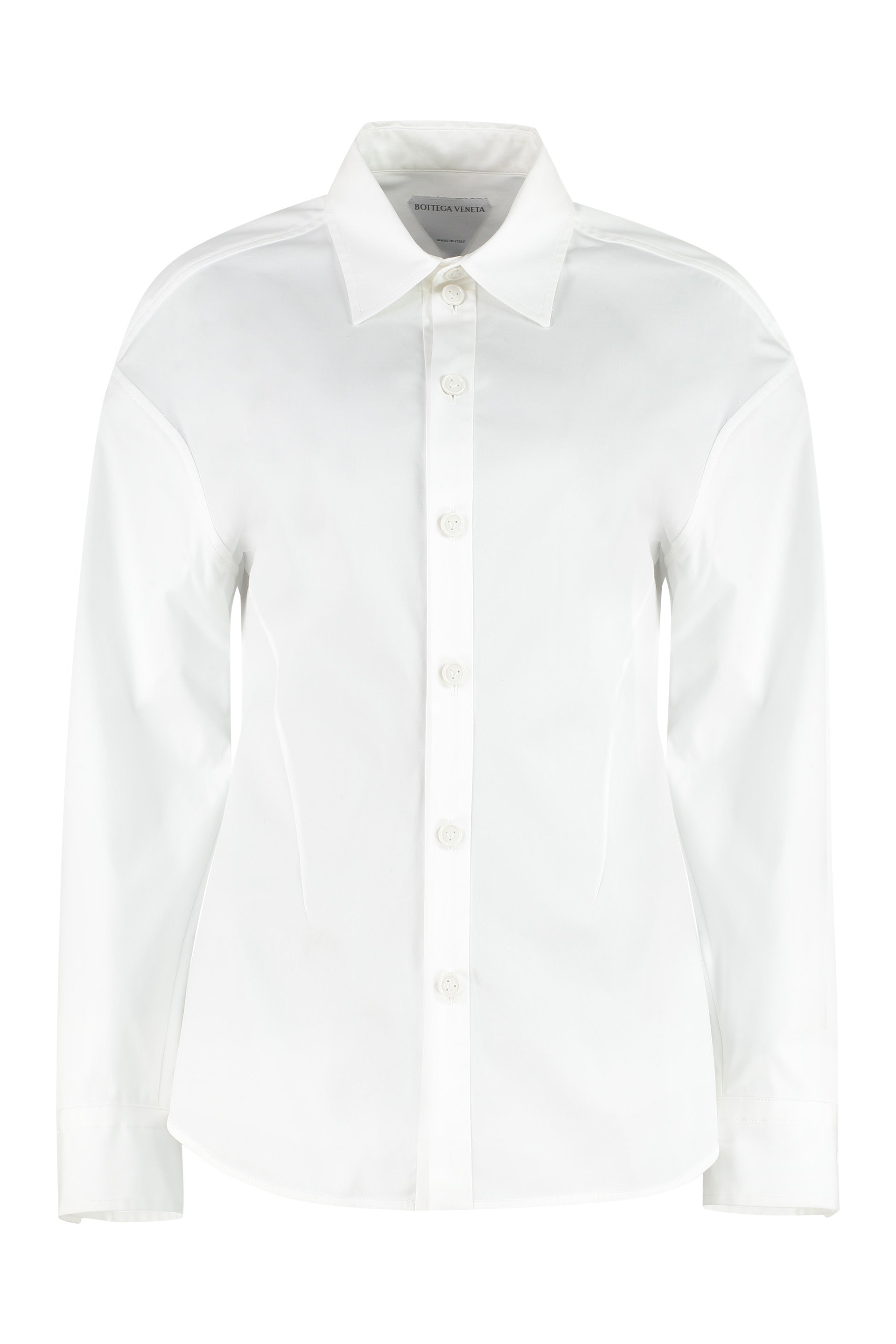 BOTTEGA VENETA Classic Italian Collar Cotton Shirt