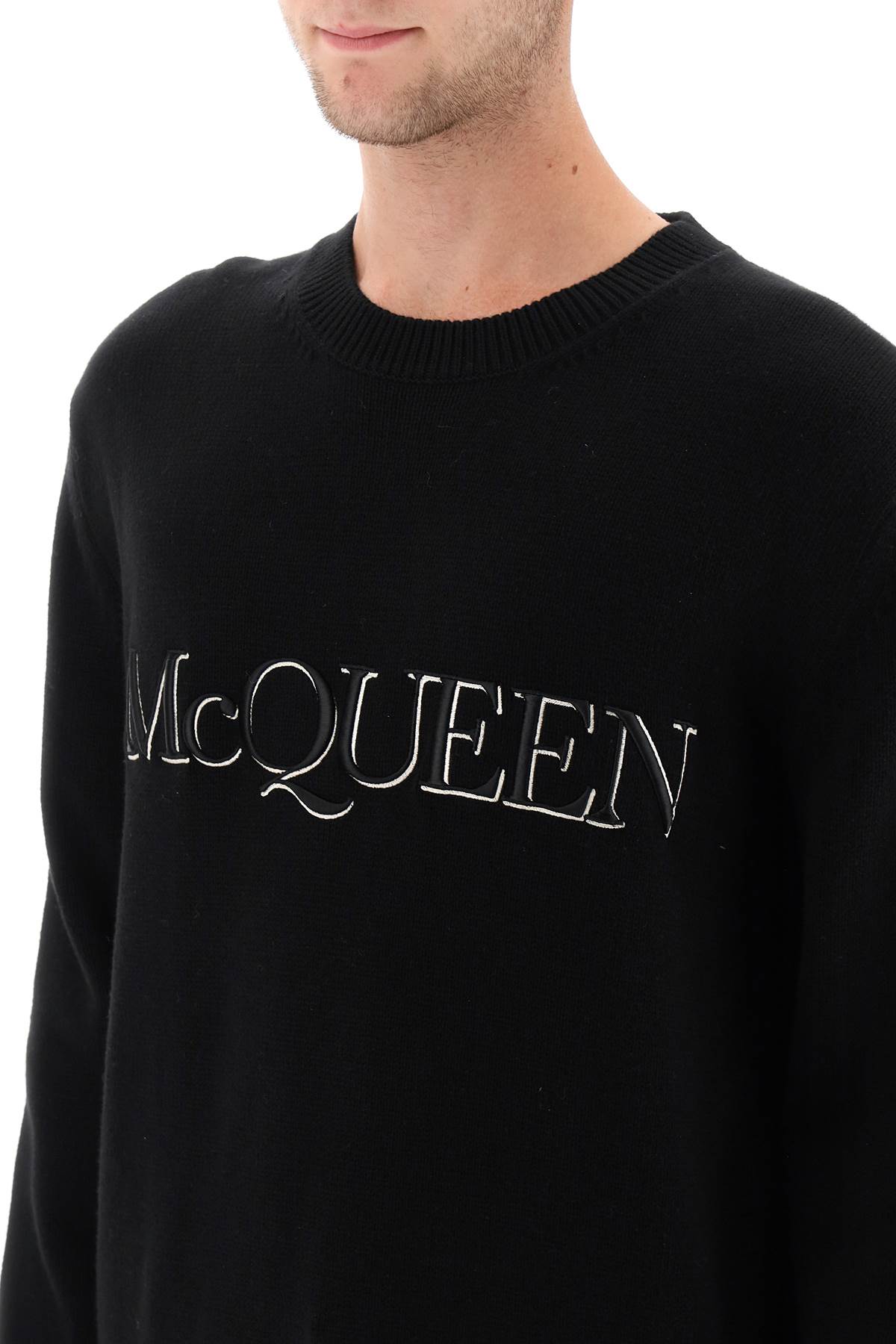 ALEXANDER MCQUEEN Classic Men's Cotton Pullover Sweater