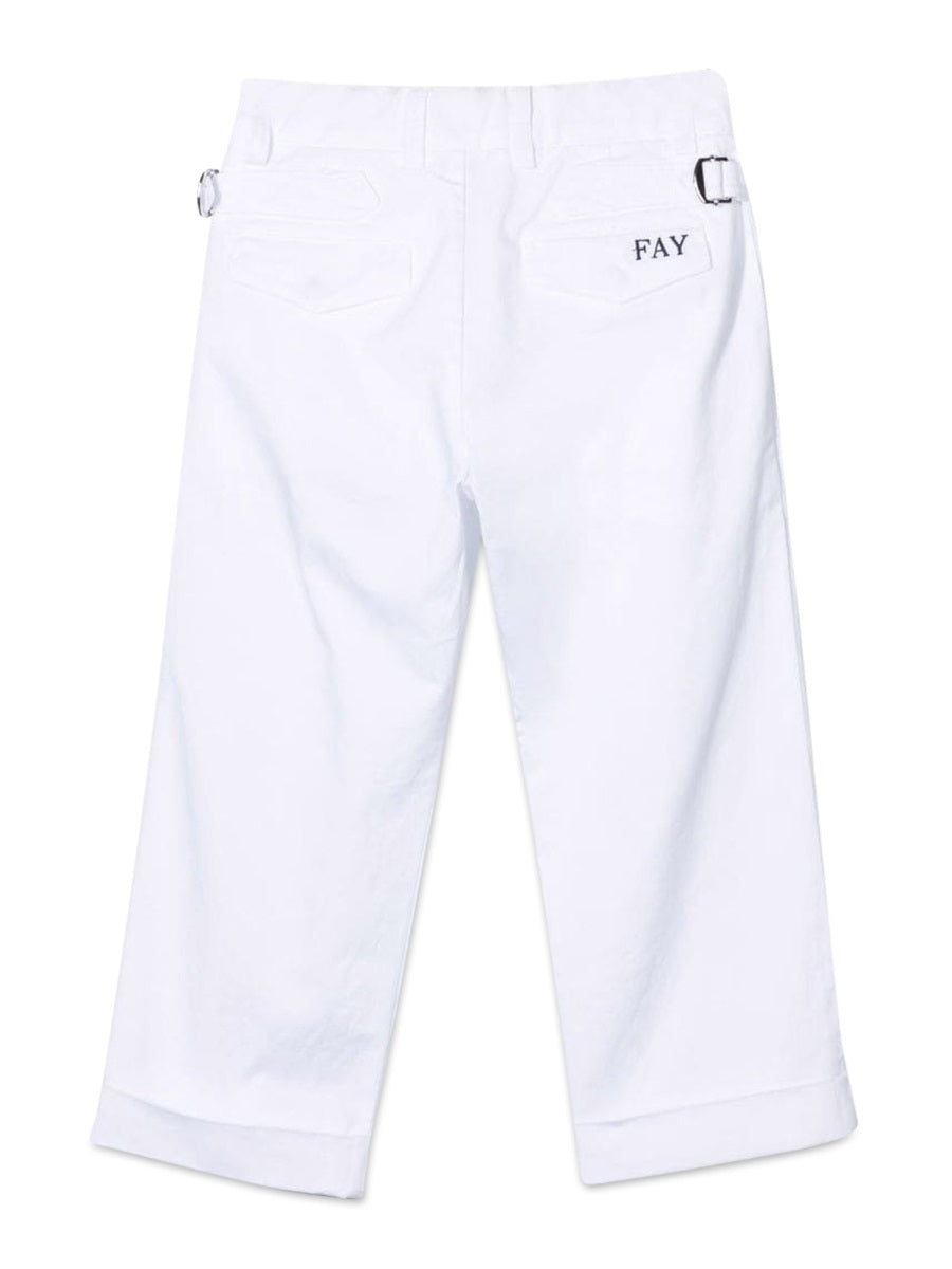 FAY Comfortable Boys' Fabric Pants - SS22