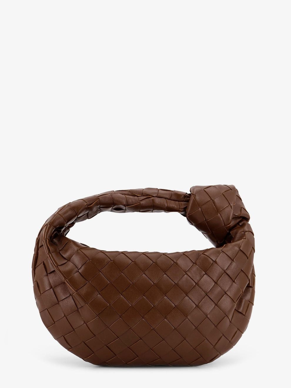 BOTTEGA VENETA Mini Leather Handbag with Intrecciato Motif - FW25