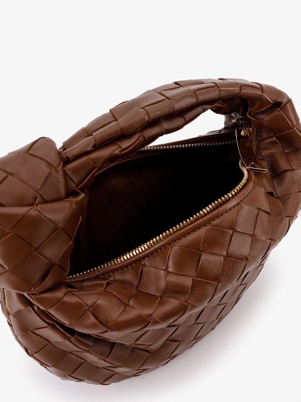 BOTTEGA VENETA Mini Leather Handbag with Intrecciato Motif - FW25