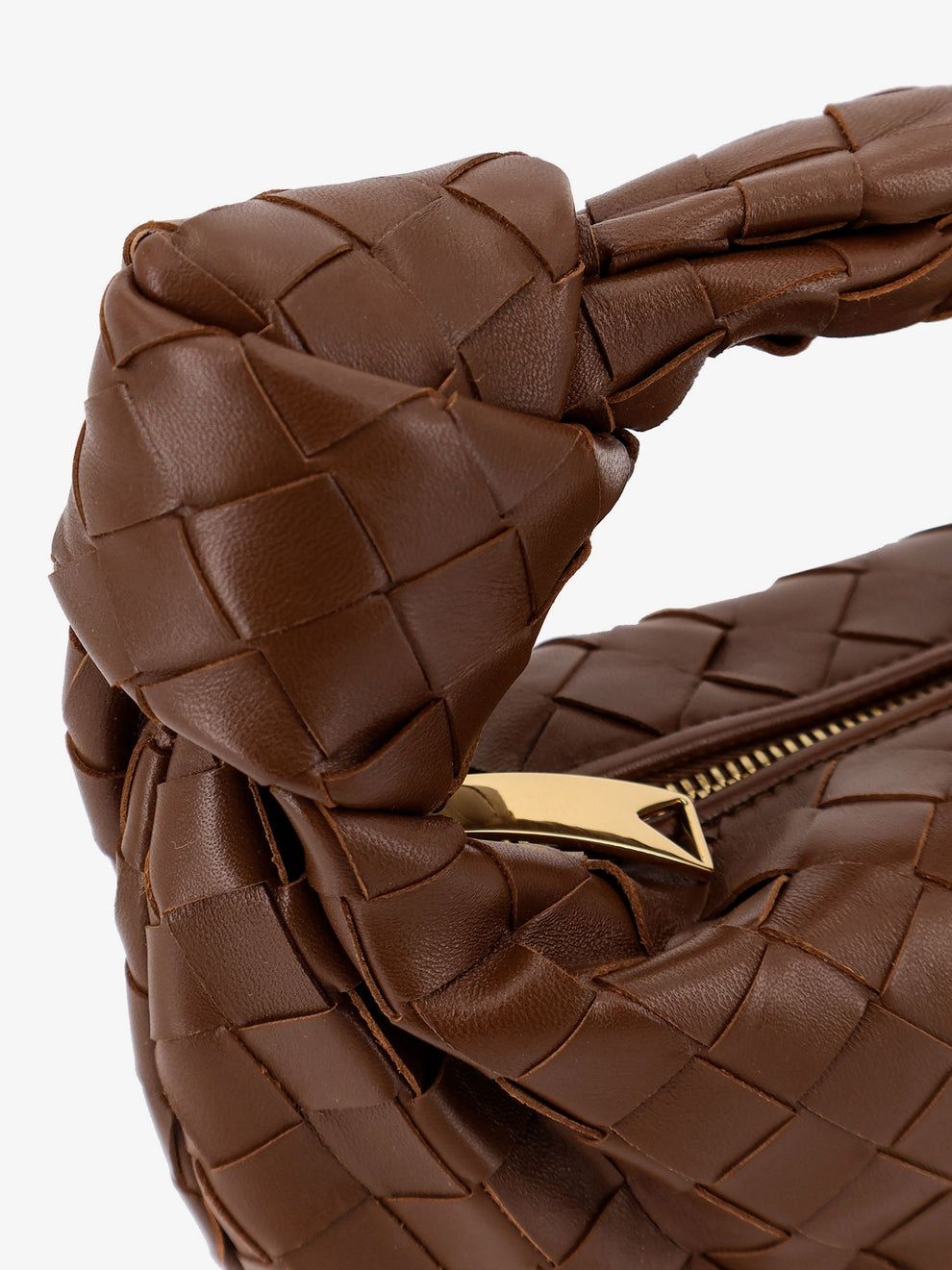 BOTTEGA VENETA Mini Leather Handbag with Intrecciato Motif - FW25