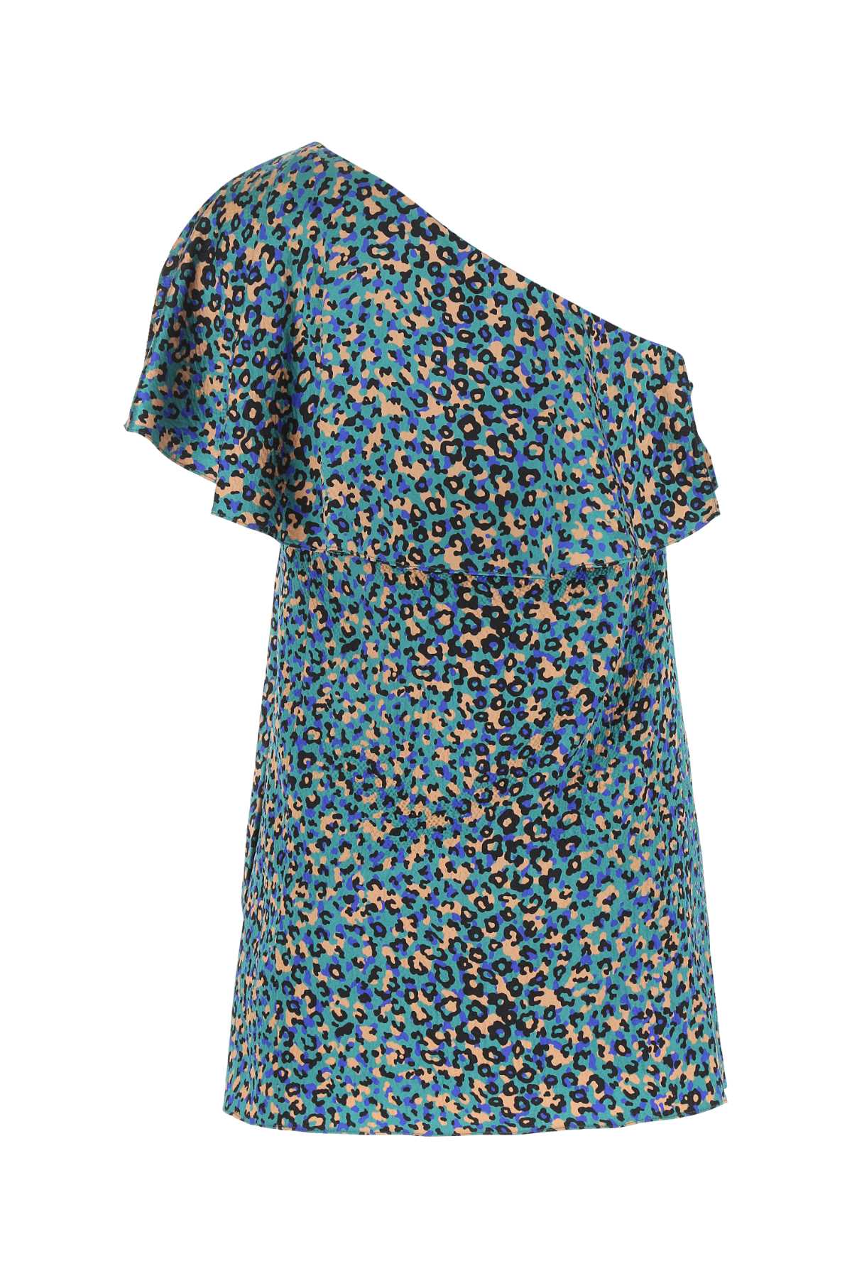 SAINT LAURENT Chic Printed Stretch Silk Mini Dress for Women