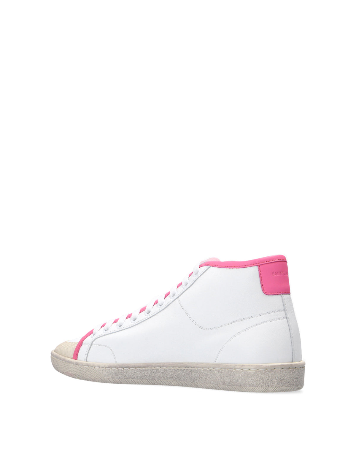 SAINT LAURENT Logo Mid-Top Sneakers for Women