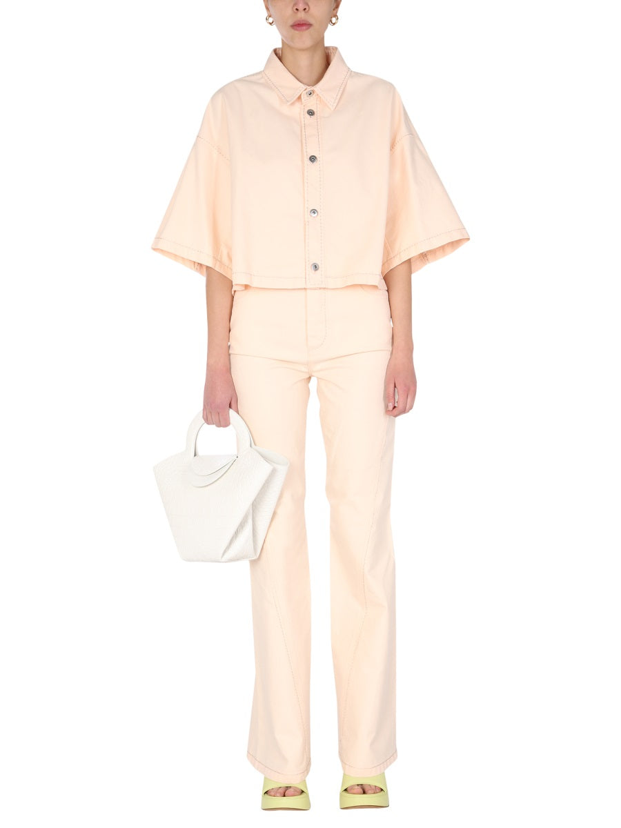 BOTTEGA VENETA Women’s Flared High-Waist Jeans