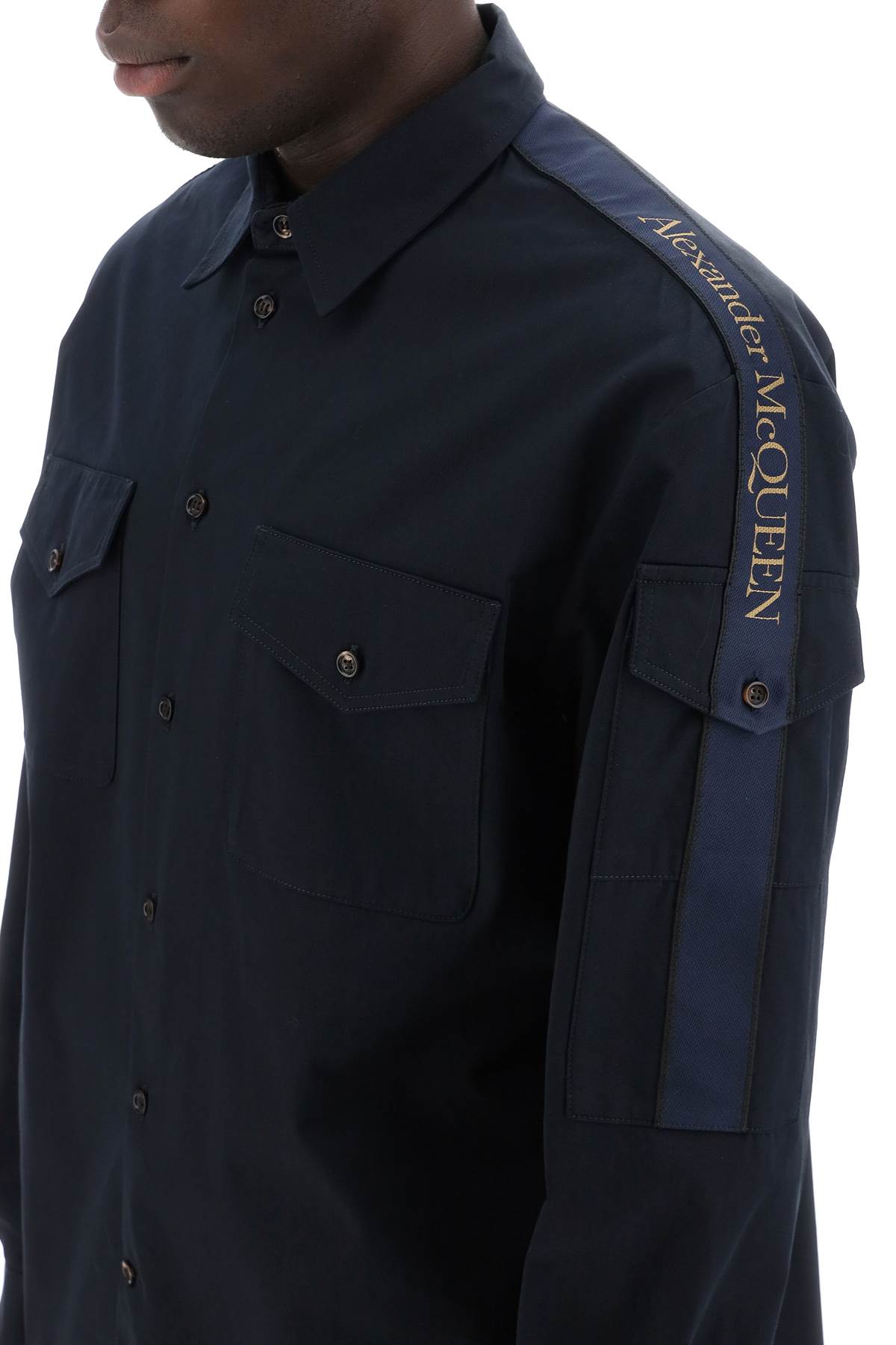 ALEXANDER MCQUEEN Midnight Oxford Shirt