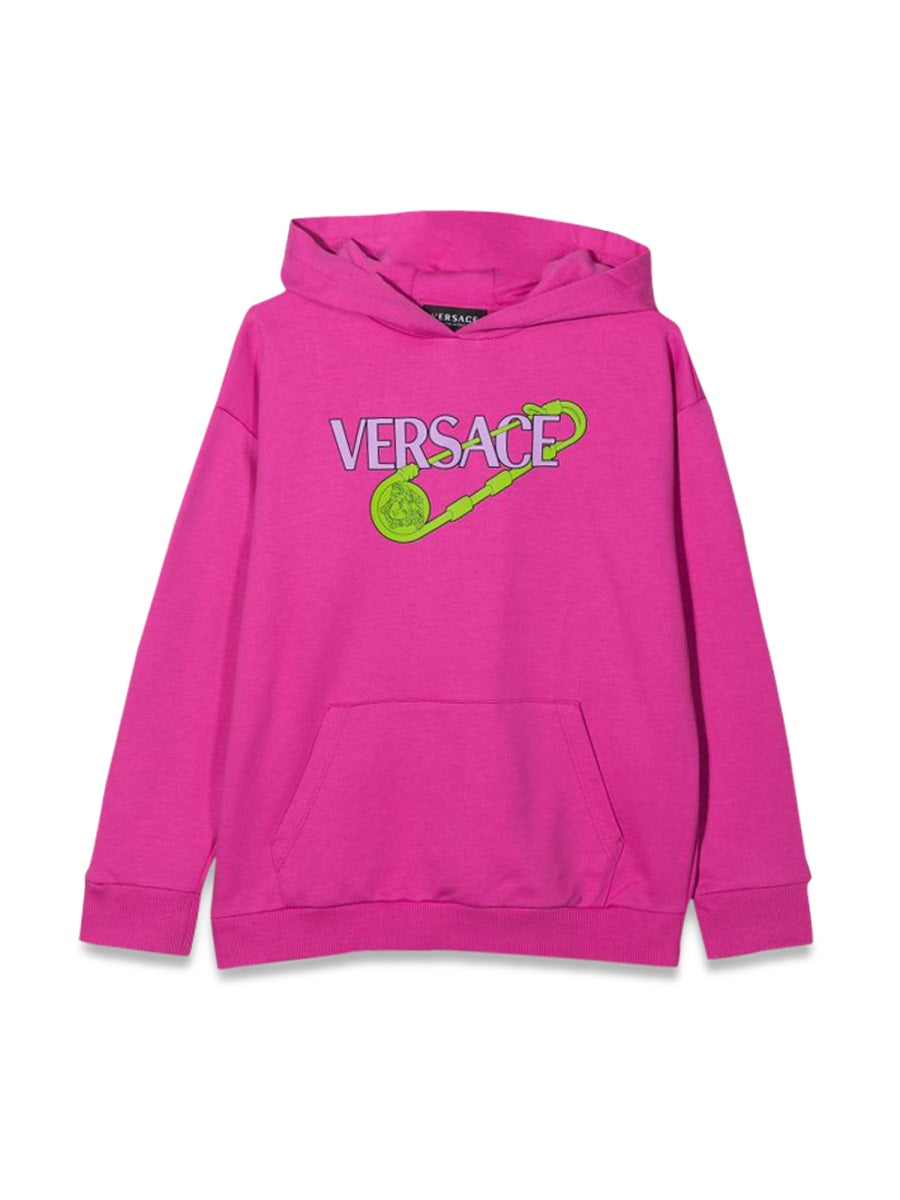 VERSACE Girls Mini Logo Pins Sweatshirt