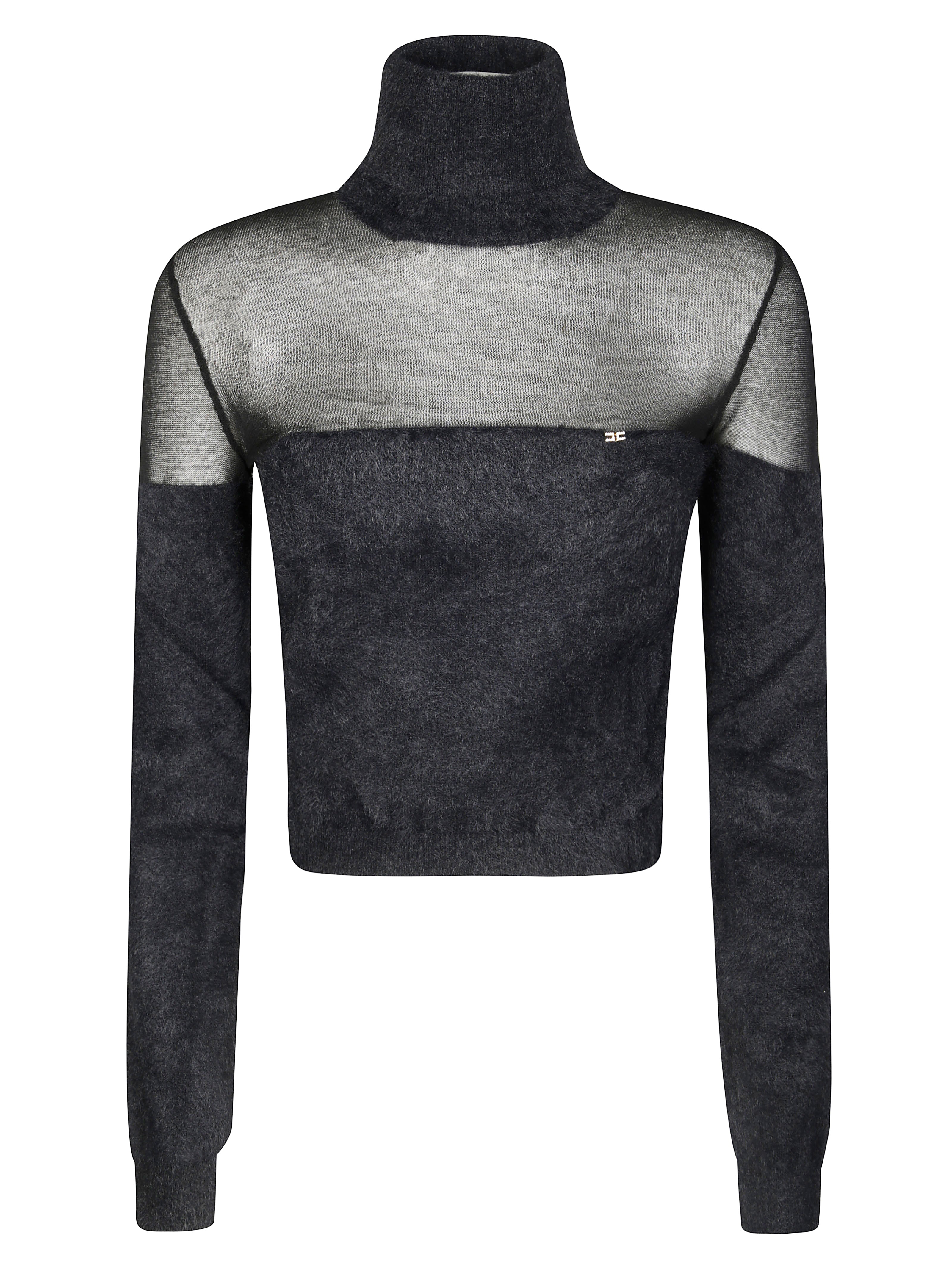 ELISABETTA FRANCHI Men's Puff Sleeve Turtleneck Sweater