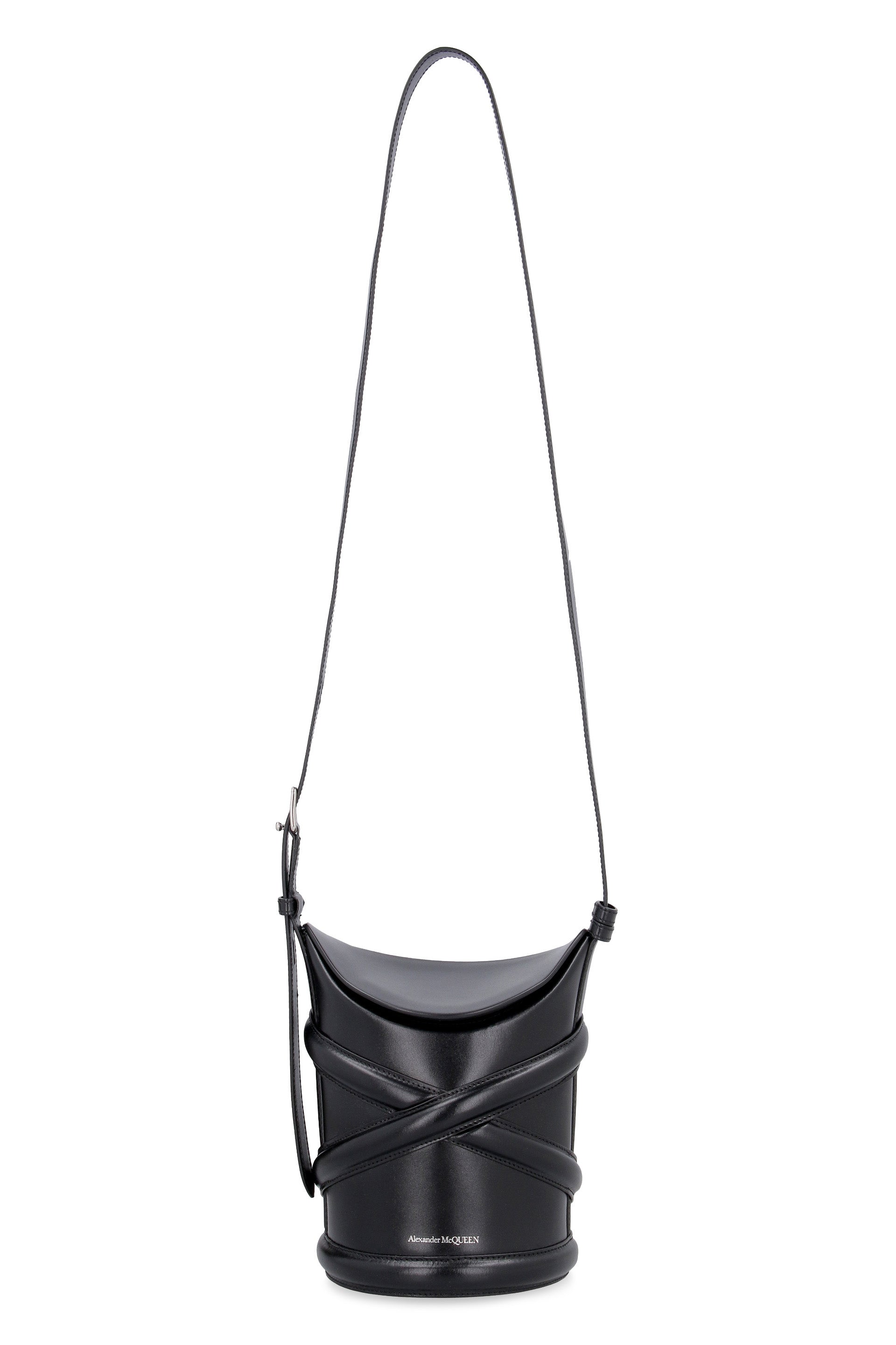ALEXANDER MCQUEEN The Curve Mini Bucket Handbag