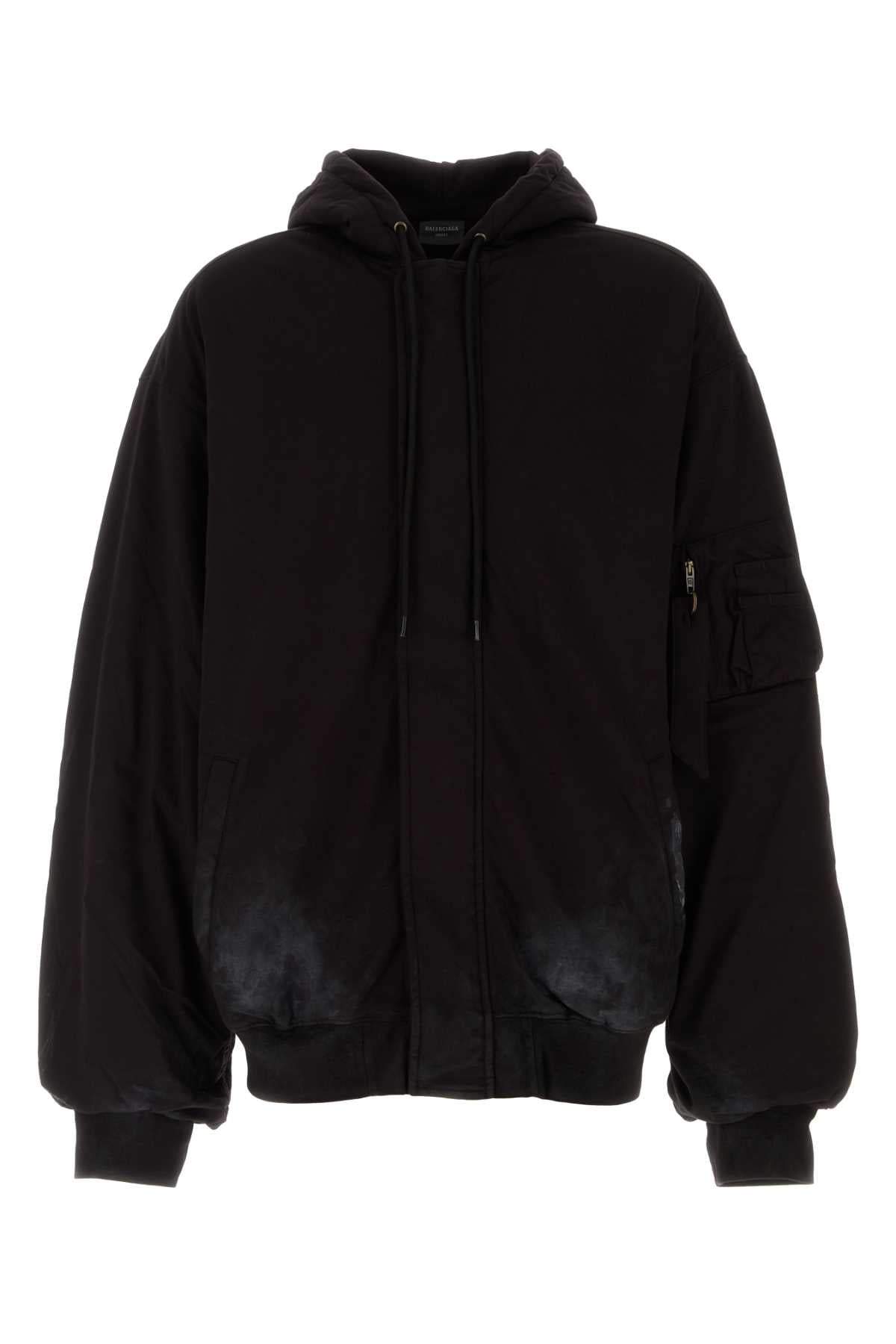 BALENCIAGA Oversized Padded Bomber Hoodie for Men