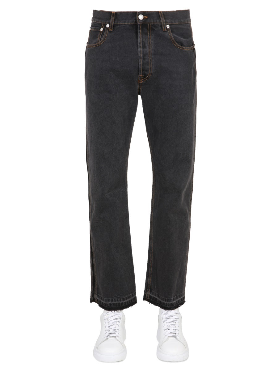 ALEXANDER McQUEEN Raw Cut Jeans