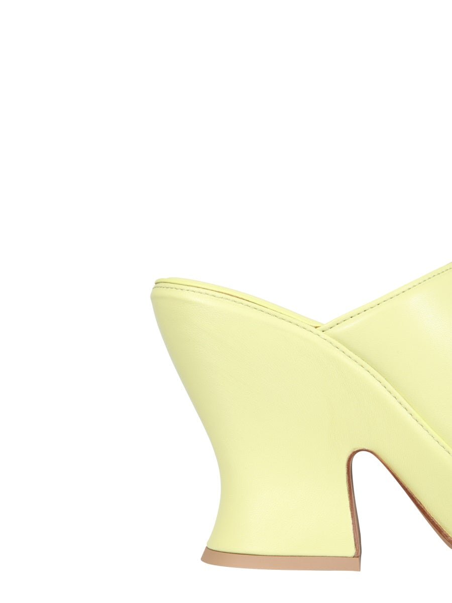 BOTTEGA VENETA Elevated Wedge Sandals with 11.5 CM Heel