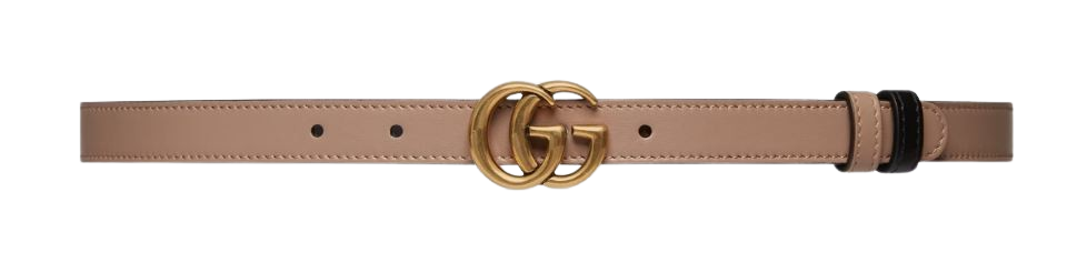 GUCCI Reversible Thin Belt with GG Marmont Buckle