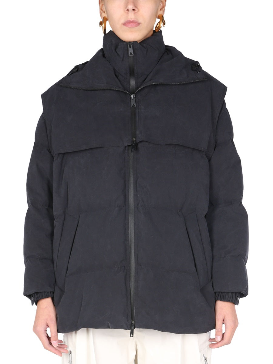 BOTTEGA VENETA Hooded Down Jacket with Removable Hood for Women