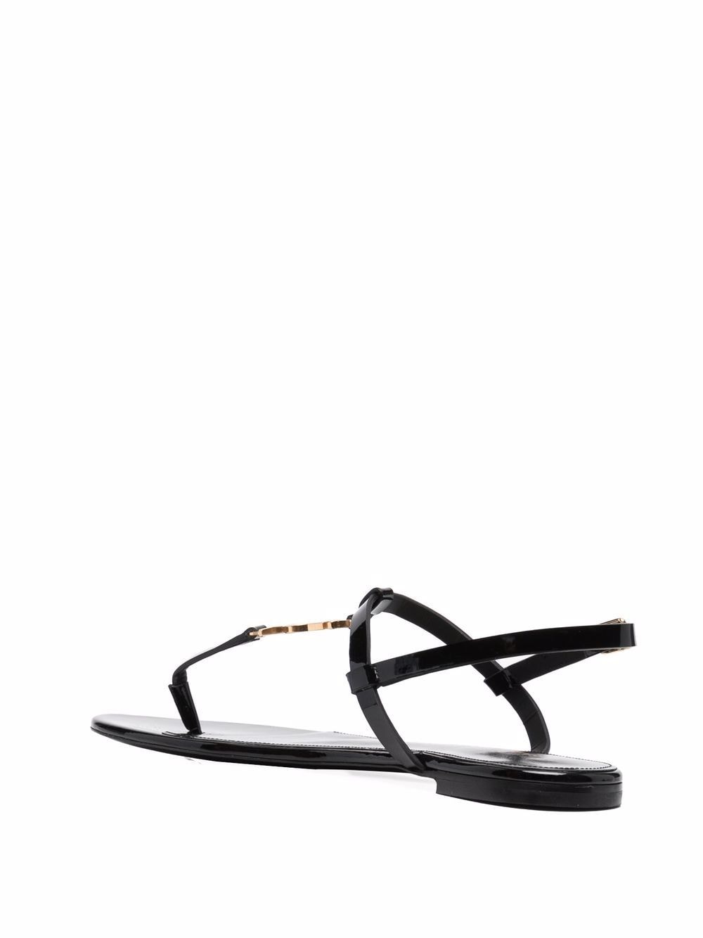 SAINT LAURENT Metal Cassandra Sandals for Women