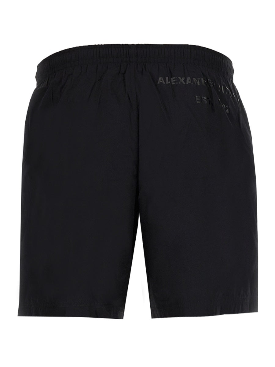 ALEXANDER MCQUEEN Graffiti Logo Swim Trunks for Men