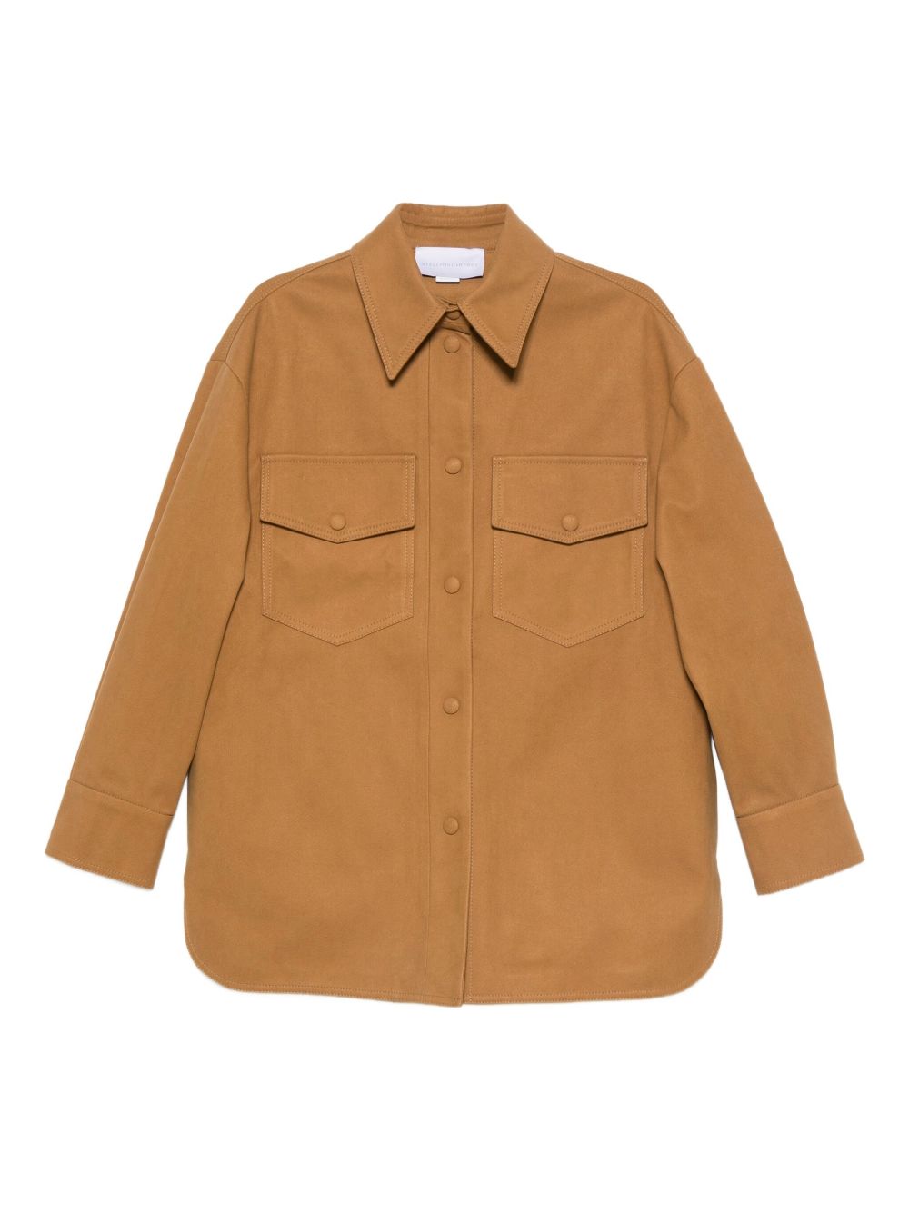 STELLA MCCARTNEY Faux Suede Leather Overshirt for Women