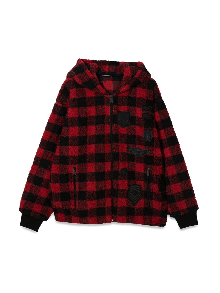DSQUARED Plaid Hoodie for Teens - FW22 Collection