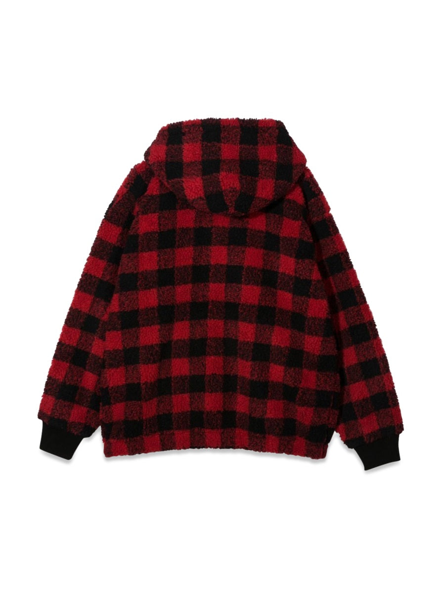 DSQUARED Plaid Hoodie for Teens - FW22 Collection