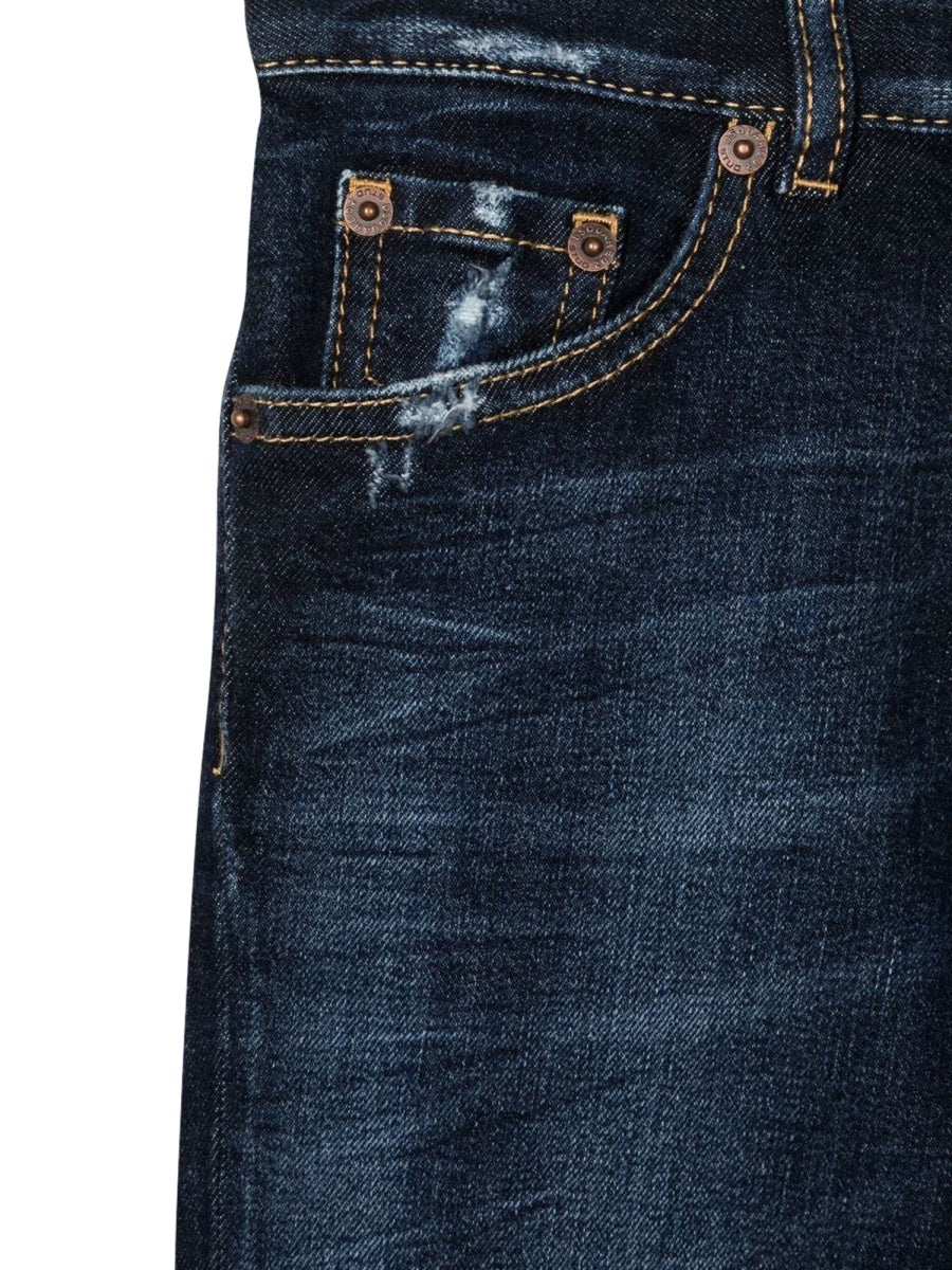 DSQUARED Mini Stanislav Denim Jeans