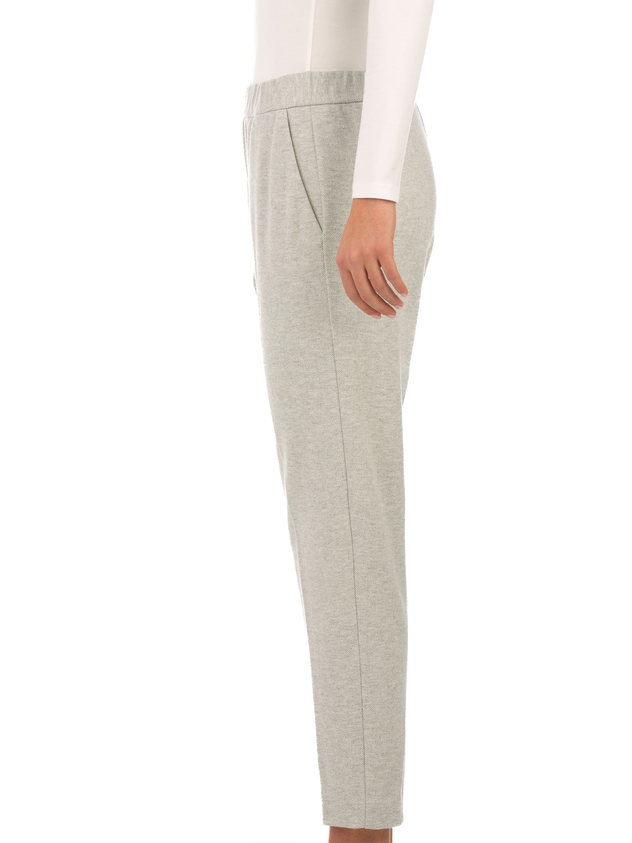 LE TRICOT PERUGIA Polyester Blend Trousers for Women