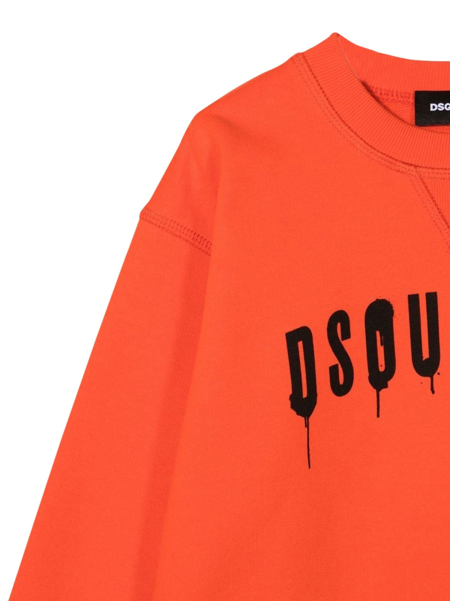 DSQUARED Mini Logo Crewneck Sweatshirt