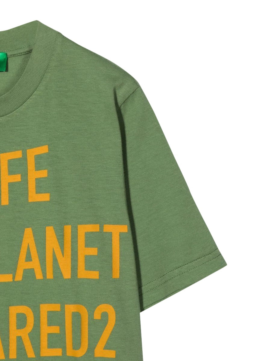 Unisex Kids Cotton T-Shirt - DSQUARED Mini Style