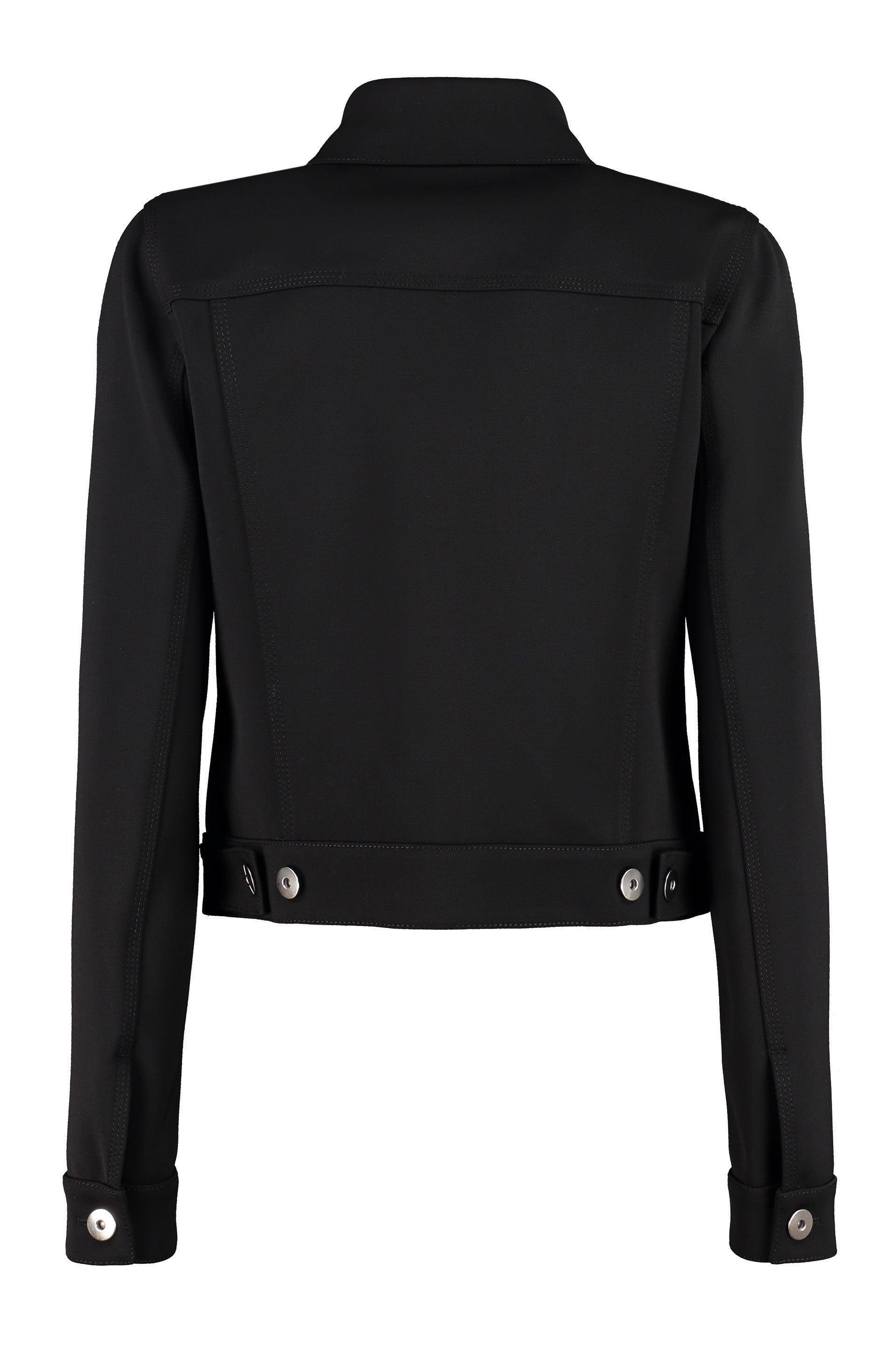 BOTTEGA VENETA Wool Blend Blazer with Two Buttoned Front Flap Pockets